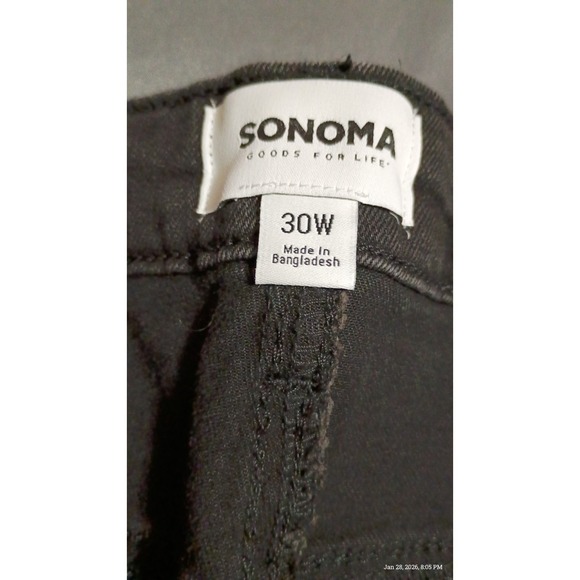 Sonoma Goods For Life Women's Jeans Size 30W - Picture 8 of 9